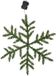 Star Trading LED dennentakken 'Snowflake' als sneeuwvlok, batterijen + timer, 42 warmwitte LED's, buiten, groen, Ø 63cm
