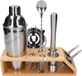 Barman set 10 l met standaard zilveren shaker Cobbler