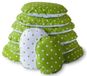 Lex&Max Housse Ovale Pois 60 Citron vert/Blanc