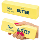 Dino Toys Butter Squishy Giant Butter XXL Slow-Rising Knijpspeelgoed 24 cm - 192 g