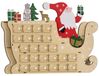 Calendrier de Noël en bois avec 24 tiroirs