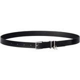 Calvin Klein Ceinture Monogram Charm Keep Noir/nickel antique Taille : 80