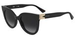 Moschino MOS212/S Zonnebril Dames Zwart/Donkergrijs Gegradueerd