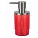 Spirella 10.16423 zeepdispenser Nyo-acryl, clear-red