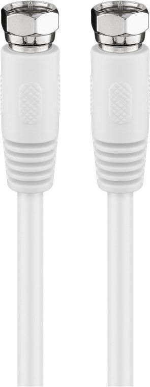 Goobay F-type Coax Cable - 0.3m - White