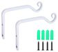 Solidchoice - 2 Pièces Supports Muraux pour Plantes Suspendues et Décorations