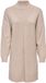 ONLY ONLPRINCESS LS HIGHNECK DRESS KNT NOOS Meisjes Mini jurken XL Mocha Meringue