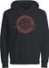 JACK&JONES JPRBLUBARON SWEAT HOOD FST JNR Jongens Sweater Polyester/Katoen Zwart Zand Maat 128