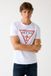Guess Wit T-shirt met driehoekig logo