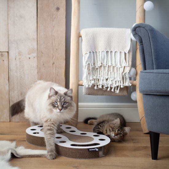 District 70 Interactief Kattenspeelgoed - SNAKE - Wit