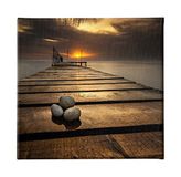 Homemania Wandbord voor woonkamer, slaapkamer, meerkleurig, 60 x 3 x 60 cm, HM20KNV60 x 60 – 280, polyester, hout