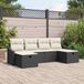 Maison Exclusive - Ensemble de jardin 6 places, polyrotin