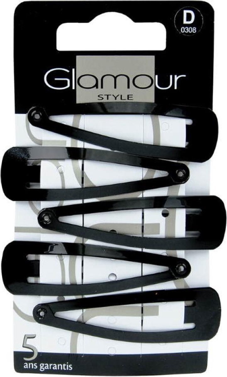 Glamour haarklemmen voor maxi haar, 5 stuks