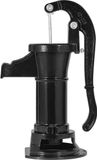 VEVOR Bol Handpomp voor water, met een maximale opvoerhoogte van 7,6 meter, antieke handwaterpomp van gietijzer, aansluiting van 1-1/4 inch (NPT), eenvoudig te installeren, in ouderwetse stijl, geschikt voor buiten, tuin, vijver, achtertuin en boerderij, kleur zwart