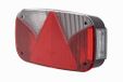 HELLA 2VB 998 232-131 Achterlicht - Gloeilamp - 12V - Opbouw/Geschroefd - Lenskleur: Wit / Rood - Stekker: Ronde stekker - links - Aantal: 1