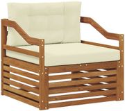 vidaXL Buitensofa Natuurlijk en crème