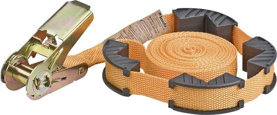 kwb Spanband met Ratel - 5 m - 25 mm - 245 daN - Zwart