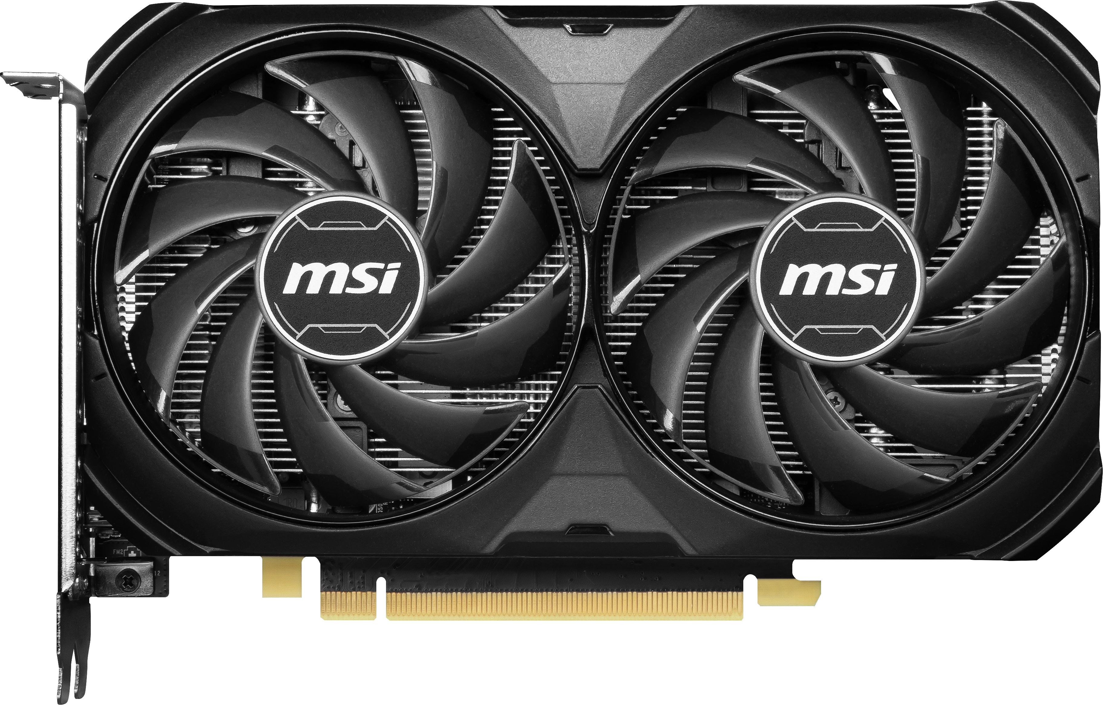 MSI GeForce RTX 4060 Ti VENTUS 2X BLACK 8G OC - 8GB GDDR6 - Gaming Graphics Card