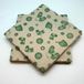 20 servetten, 33 x 33 cm, groen, watten