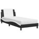 VidaXL Bedframe zonder matras "Zadar", zwart en wit, 80x200 cm, kunstleer