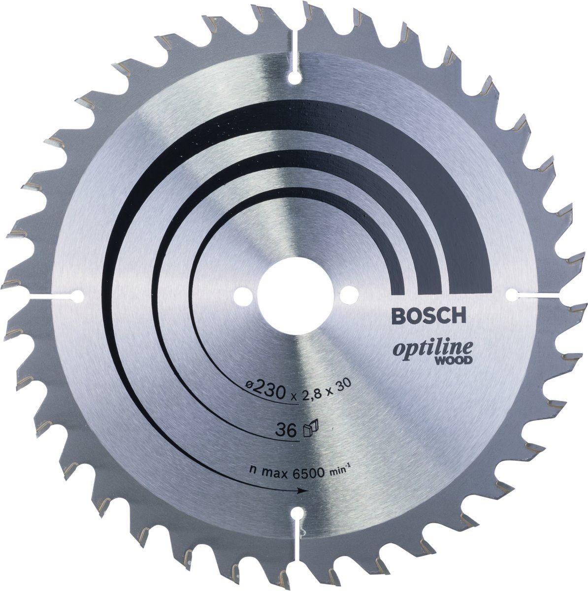 Bosch Cirkelzaagblad Optiline Wood 230 x 30 x 2,8 mm, 36