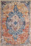Safavieh Vloerkleed Ayla Blauw Stof Rechthoek Klassiek 91x152 cm