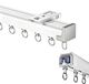 Aluminium rail plafond van 100-400 cm
