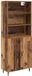 vidaXL Meuble haut - Vieux bois - 69,5 x 32,5 x 180 cm