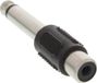 InLine 99322 tussenstuk voor kabels 6.3mm jack male RCA F Zwart, Zilver