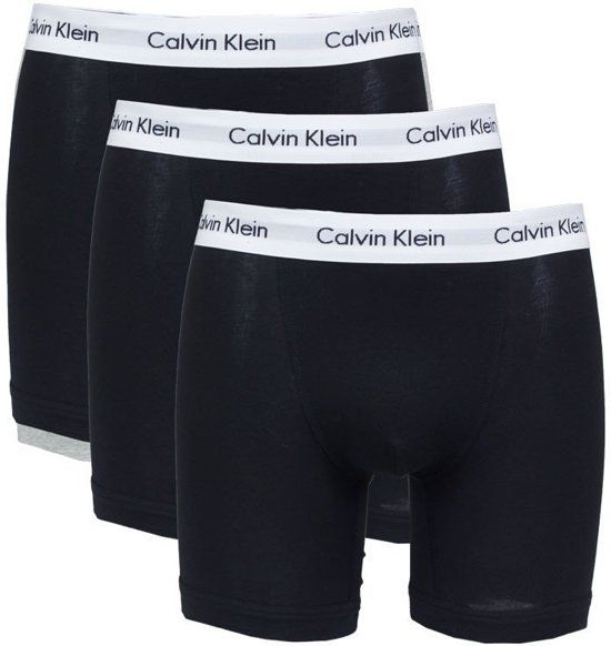 Calvin Klein Boxershorts 3-pack zwart-wit maat M