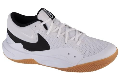 Nike Hyperquickness Basketbalschoenen - Wit/Zwart - Maat 38 1/2