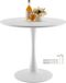 Vevor Ronde Eettafel Keukentafel Hout 80CM Wit