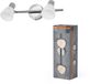Osram LED Spot Vase Plafondspot 2x G9, Geborsteld Nikkel, Chroom, Staal