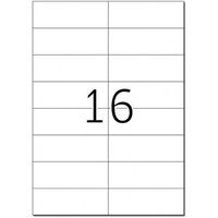HERMA Special - Papier - mat - permanent zelf-klevend - geel - 105 x 37 mm 1600 etiket(ten) (100 vel(len) x 16 etiketten