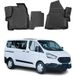 Ford Tapis de sol Compatible avec Ford Tourneo Custom 2012-2018 Caoutchouc TPE Noir