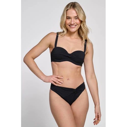 ten Cate Beach TC WOW voorgevormde strapless bandeau bikinitop zwart