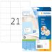 HERMA 4361 adreslabels A4, set van 32 (70 x 42 mm, 800 velle, papier, mat) zelfklevend, bedrukbaar, permanente klevende universele etiketten, 16.800 etiketten voor printer, wit