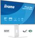iiyama ProLite XB2797QSU-W1 - 27 inch - QHD - IPS - USB-Hub (4x) - verstelbaar - Wit