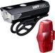 CatEye AMPP100 + VIZ100 Fietsverlichting - LED - USB Oplaadbaar - Zwart
