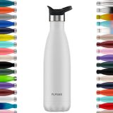 FLASKE Sports Bottle 500ML - Ice - RVS Drinkfles