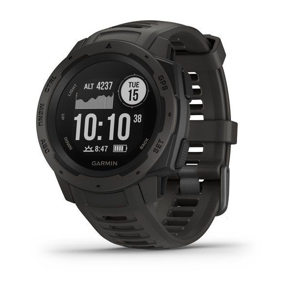 Garmin Instinct 2 - Graphite - Sport Watch - 0.9" Display - GPS - Black Band