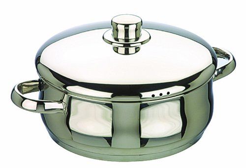 Ibili 662020 Kookpan, convex, met deksel, roestvrij staal