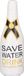 Relaxdays Spaarpot champagnefles - spaarvarken - wit