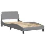 VidaXL Bedframe Hanko Stof Lichtgrijs 100x200 cm