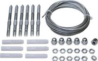 Bellissa SPAGO klimplant kabel set Silver 2 mm 100 cm