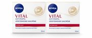 NIVEA 2 x VITAL Anti-Rimpel Dagcrème - Versterkende Gezichtsverzorging - 50 ml