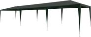 vidaXL Tente de réception 3x9 m PE vert jardin terrasse patio tonnelle pavillon