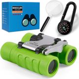 Jumelles enfants - 8x21 - Avec boussole et loupe - Pour enfants de 3 à 12 ans