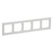 LEGRAND, SEANO 5-voudig frame, thermoplast, halogeenvrij, afmetingen: 87 x 372 mm, kleur: parelmoer gelakt, 765575
