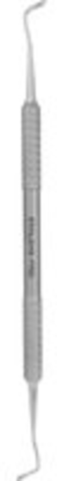 Staleks Expert PE-20/2 Pedicure Tool - Double-Ended Curette - Matte RVS - Professional